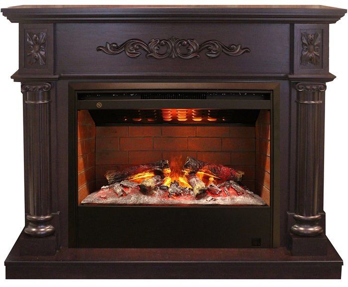 Каминокомплект RealFlame Silvia 26 AO с очагом 3D Helios 26