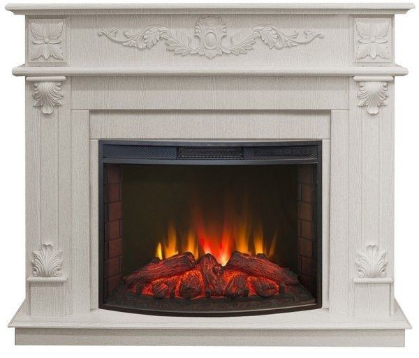 Каминокомплект RealFlame Philadelphia 25,5/26 WT с очагом Evrika 25,5 LED