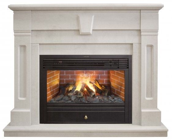 Каминокомплект RealFlame Kellie 25,5/26 WT с очагом 3D Novara