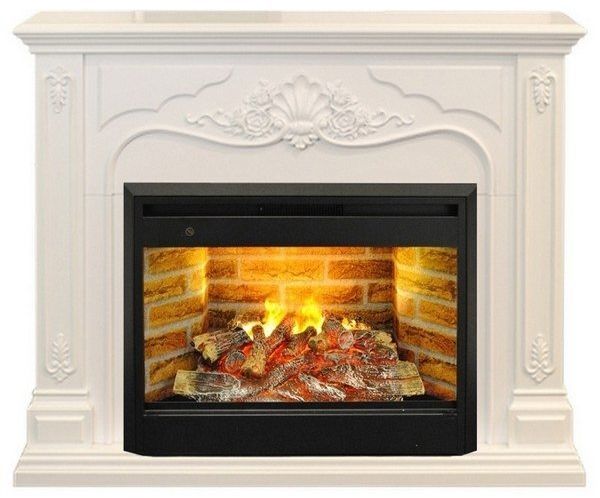 Каминокомплект RealFlame Victoria WT с очагом 3D Prometheus 26