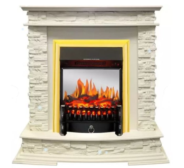 Каминокомплект Luzern - Сл. кость с очагом Fobos/Majestic/Aspen