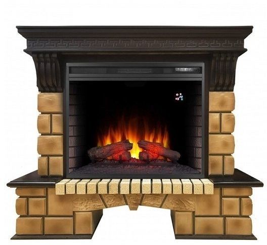 Каминокомплект RealFlame Stone Brick 26 с очагом Epsilon 26 S IR
