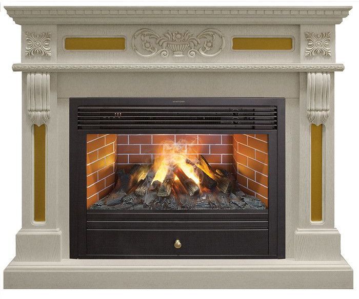 Каминокомплект RealFlame Corsica 26 WT с очагом 3D Novara