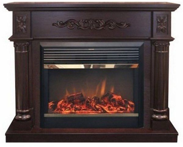 Каминокомплект RealFlame Silvia 26 AO с очагом MoonBlaze LUX Brass