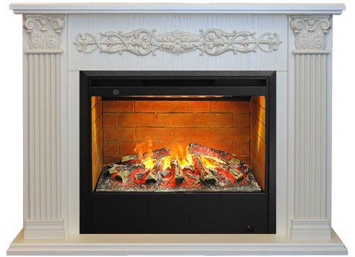 Каминокомплект RealFlame Milton 25,5/26 WT с очагом 3D Helios 26