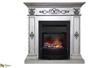 Электрический камин Dimplex Портал Derby (Old Silver) с очагом Opti-Myst Danville