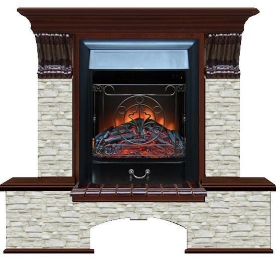 Каминокомплект Glenrich Бостон К Грот однотонный (Magestic)