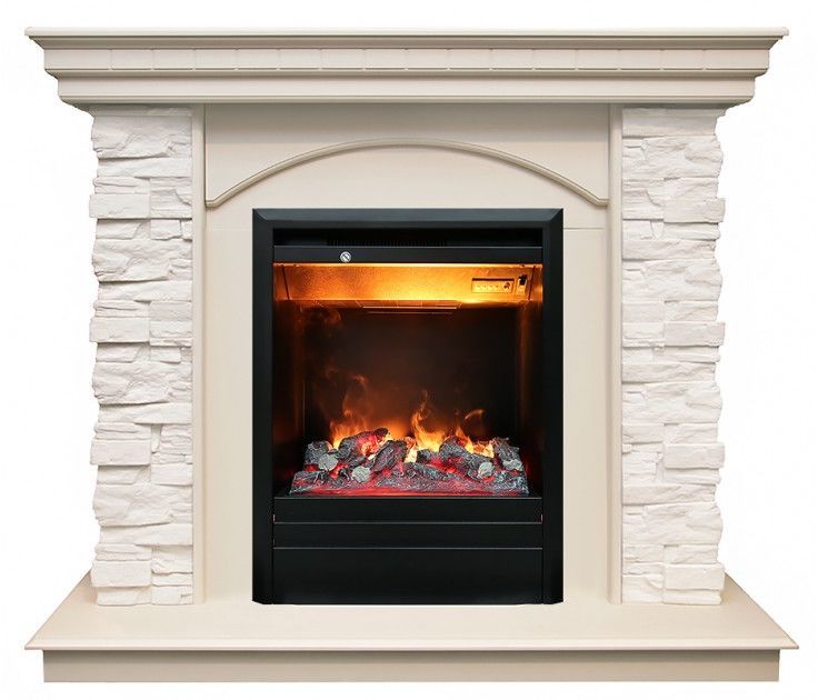 Каминокомплект RealFlame Elford STD/EUG/25'5/HL WT с очагом 3D Olympic