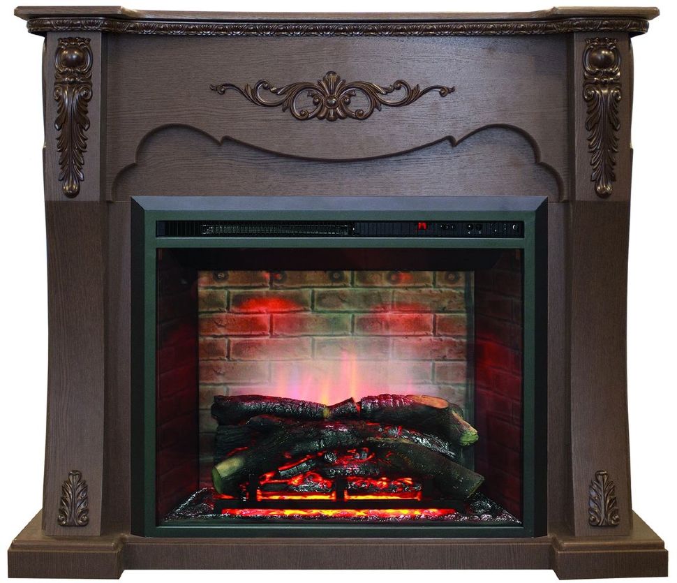 Каминокомплект RealFlame Olivia 25,5/26 DN с очагом 3D Leeds 26