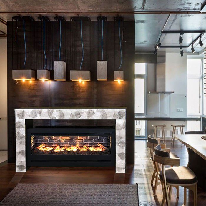 Каминокомплект Glenrich Бридж Flamenco 3D