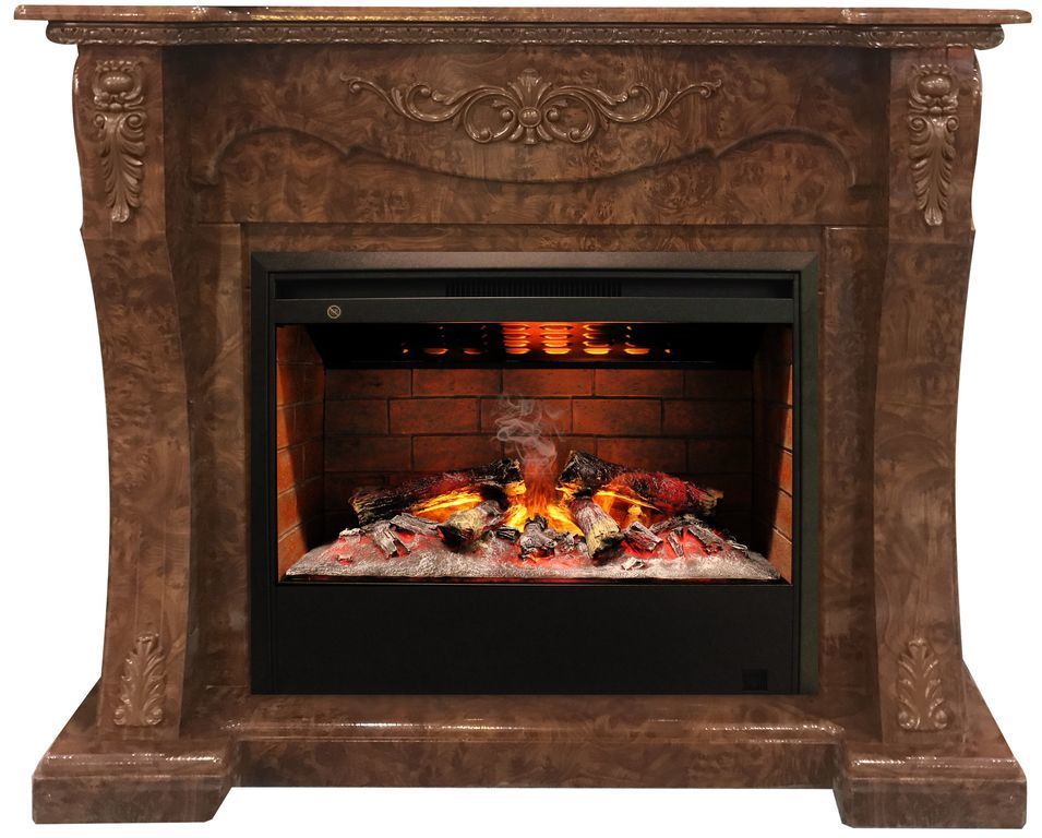 Каминокомплект RealFlame Olivia 25,5/26 AO с очагом 3D Helios 26