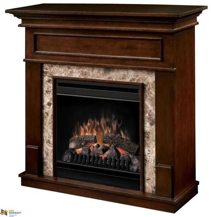 Электрический камин Dimplex Verona с черным очагом Gannon