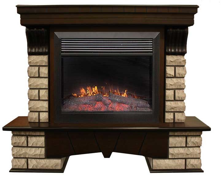 Каминокомплект RealFlame Country Rock 26 с очагом Moonblaze Deluxe