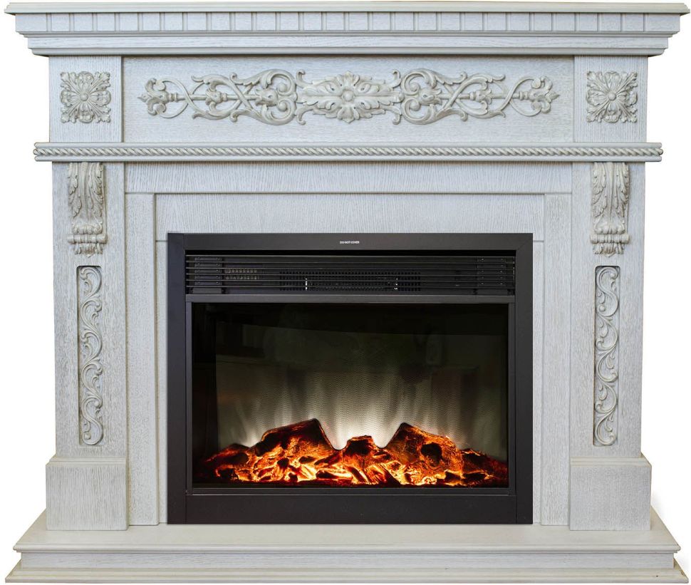 Каминокомплект RealFlame Estella 25,5/26 WT с очагом MoonBlaze LUX Black