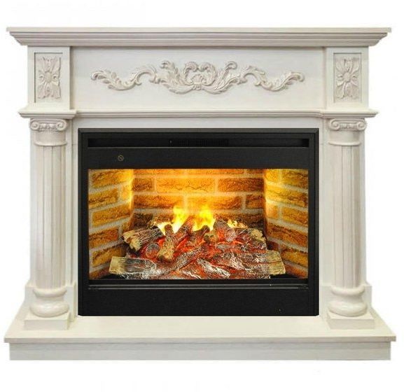 Каминокомплект RealFlame Silvia 26 WT с очагом 3D Prometheus 26