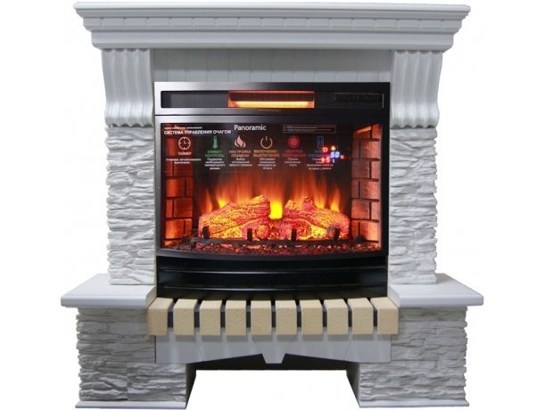 Каминокомплект Interflame Exter Slanec под очаг Panoramic 08 25 LED FX
