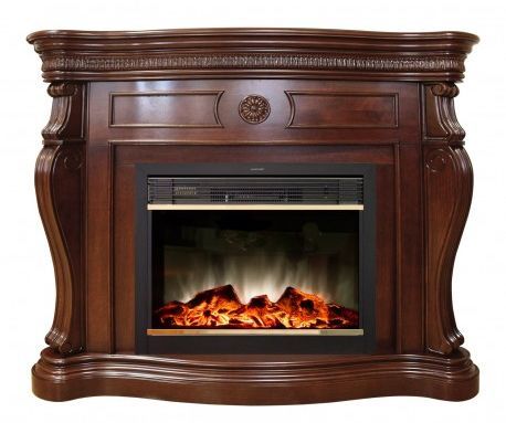 Каминокомплект RealFlame Barcelona 26/33 АО с очагом MoonBlaze LUX Brass