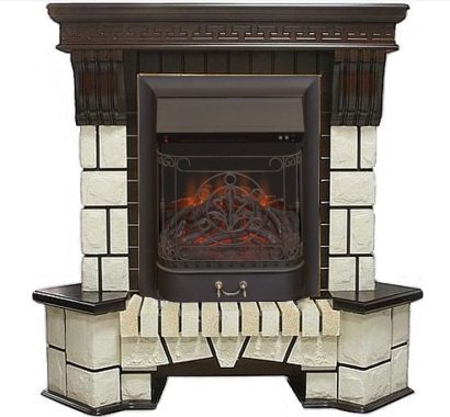 Каминокомплект Interflame Exter M угловой под очаг Majestic