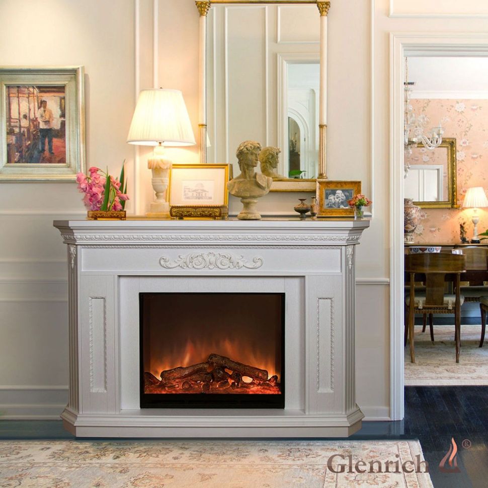 Каминокомплект Glenrich Каролина Delux