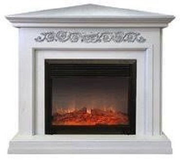 Каминокомплект RealFlame Leticia Corner 26 WT с очагом Moonblaze Deluxe