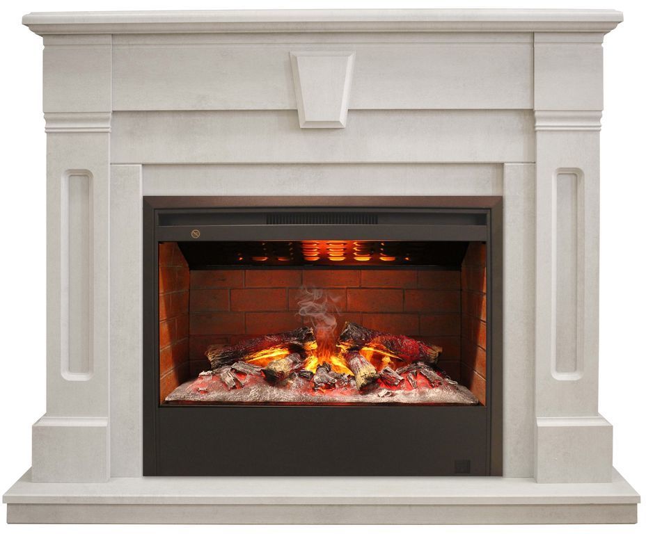 Каминокомплект RealFlame Kellie 25,5/26 WT с очагом 3D Helios 26