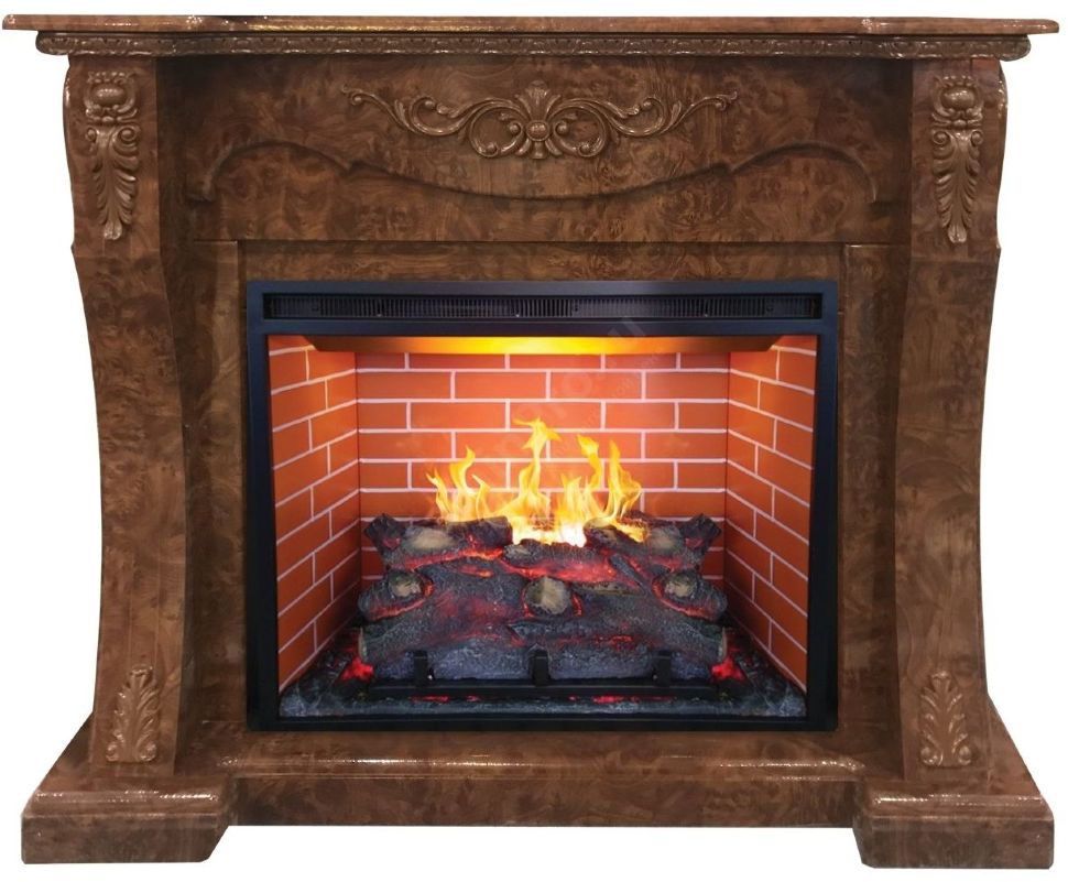 Каминокомплект RealFlame Olivia 25,5/26 AO с очагом 3D Leeds 26