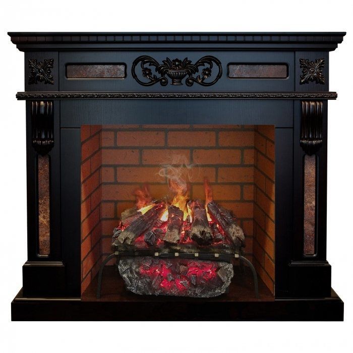 Каминокомплект RealFlame Corsica 26 AO с очагом 3D Silva log+Brick вставка 26