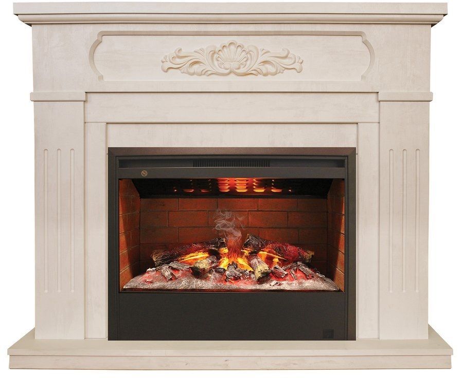 Каминокомплект RealFlame Malta 25,5/26 WT с очагом 3D Helios 26