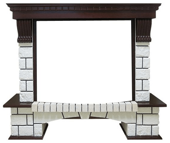 Портал Royal Flame Pierre Luxe (1095х1380х415)