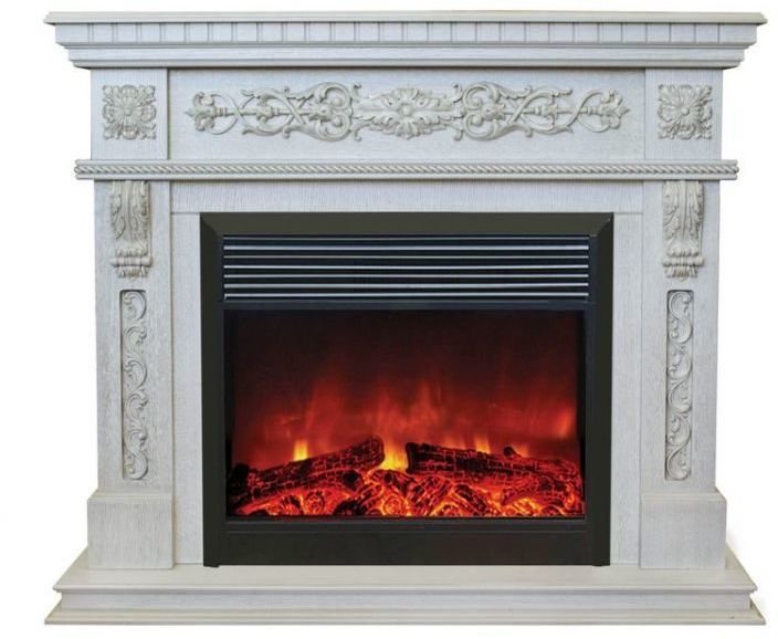 Каминокомплект RealFlame Estella 25,5/26 WT с очагом Moonblaze Deluxe