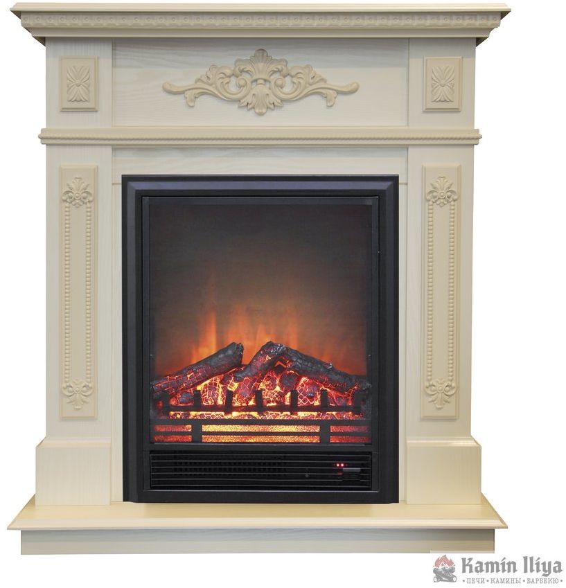 Каминокомплект RealFlame Lilian STD/EUG WT с очагом Eugene