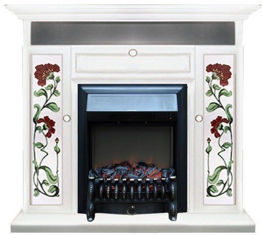 Каминокомплект Glenrich Бар Элиза Fobos black