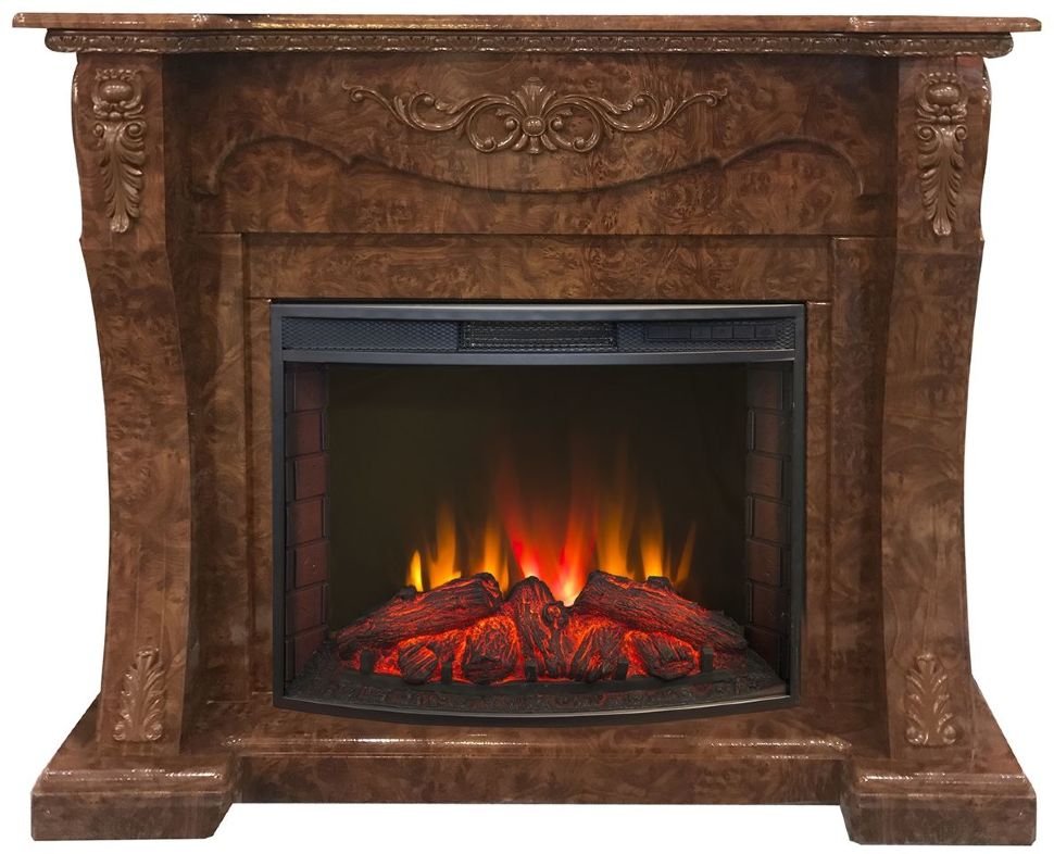 Каминокомплект RealFlame Olivia 25,5/26 AO с очагом Evrika 25,5 LED