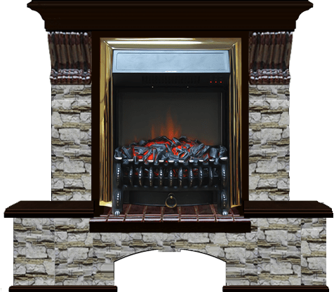 Каминокомплект Glenrich Бостон К  Алтай (Fobos)