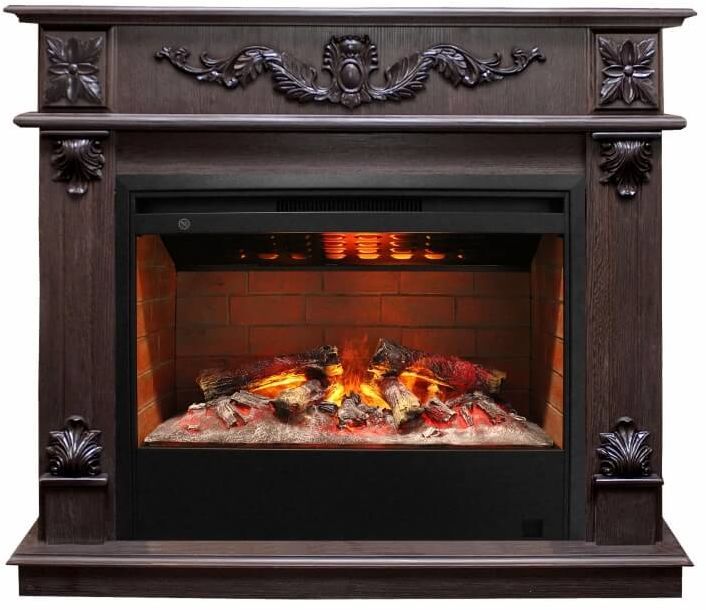 Каминокомплект RealFlame Philadelphia 25,5/26 DN с очагом 3D Helios 26