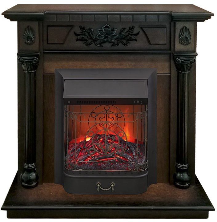 Каминокомплект RealFlame Dacota STD/EUG AO с очагом Majestic Lux Black S
