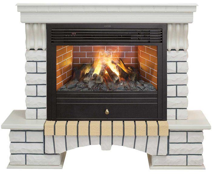 Каминокомплект RealFlame Country 26 WT с очагом 3D Novara