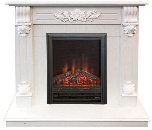 Каминокомплект RealFlame Ottawa STD/EUG WT с очагом Eugene