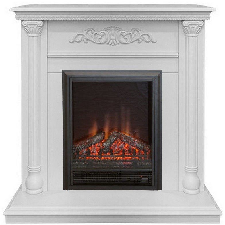 Каминокомплект RealFlame Torino STD/EUG WT с очагом Eugene