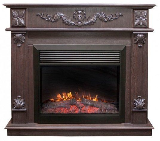 Каминокомплект RealFlame Philadelphia 25,5/26 DN с очагом Moonblaze Deluxe