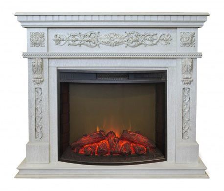 Каминокомплект RealFlame Estella 25,5/26 WT с очагом Evrika 25,5 LED