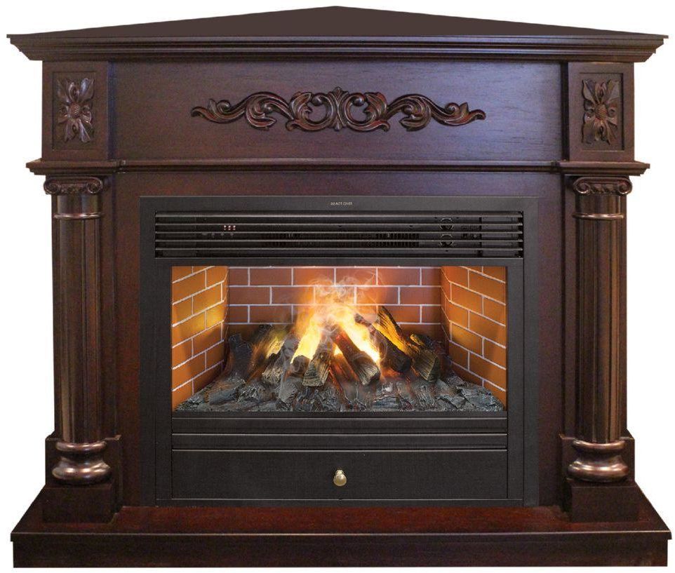 Каминокомплект RealFlame Silvia Corner 26 AO с очагом 3D Novara