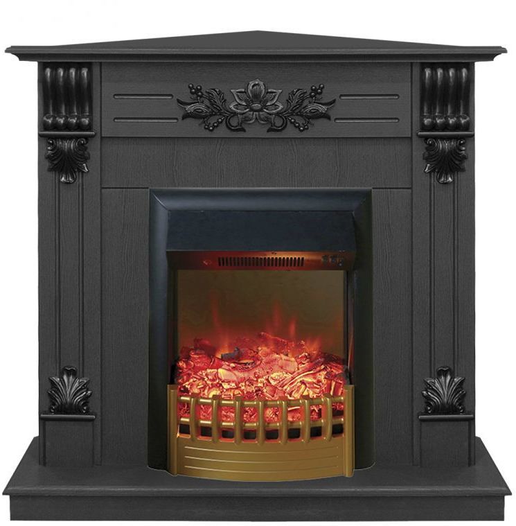 Каминокомплект RealFlame Ottawa corner STD/EUG DN с очагом Rimini