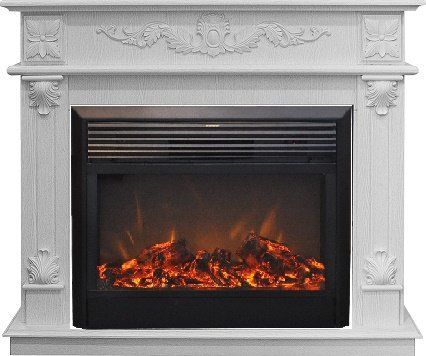 Каминокомплект RealFlame Philadelphia 25,5/26 WT с очагом MoonBlaze LUX Black