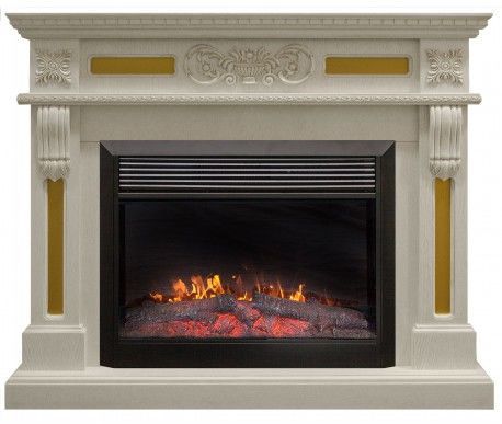 Каминокомплект RealFlame Corsica 26 WT с очагом Moonblaze Deluxe