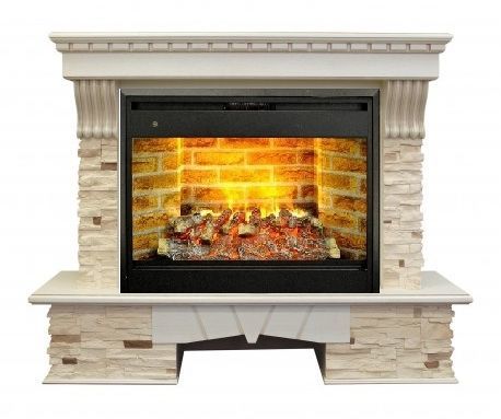 Каминокомплект RealFlame Sorento 33 AO с очагом 3D Prometheus 26