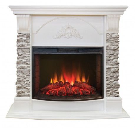 Каминокомплект RealFlame Athena 25/25,5 WT с очагом Evrika 25,5 LED