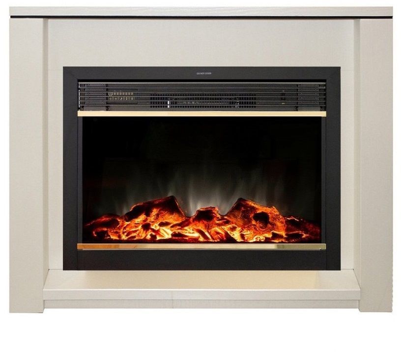 Каминокомплект RealFlame Skagen 25,5/26 WT с очагом MoonBlaze LUX Brass