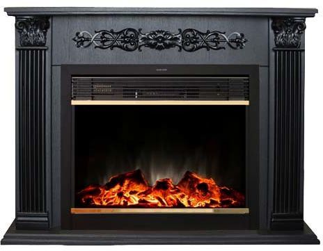 Каминокомплект RealFlame Milton 25,5/26 DN с очагом MoonBlaze LUX Brass