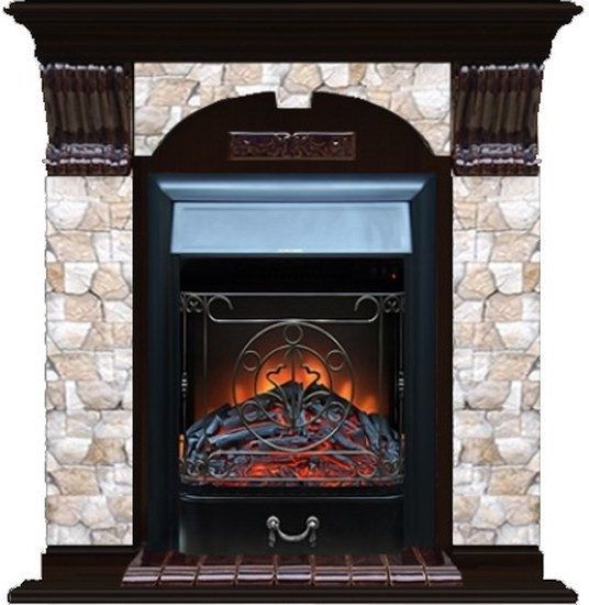 Каминокомплект Glenrich Арочный Арбат (Magestic)